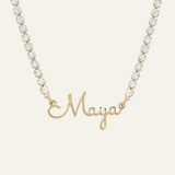 Collier prénom personnalisé Maya