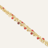 Bracelets à perles rouges