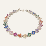 Bracelet trèfle multicouleur