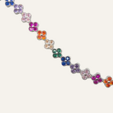 Bracelet trèfle multicouleur