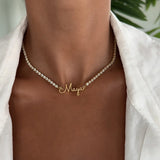 Collier prénom personnalisé Maya